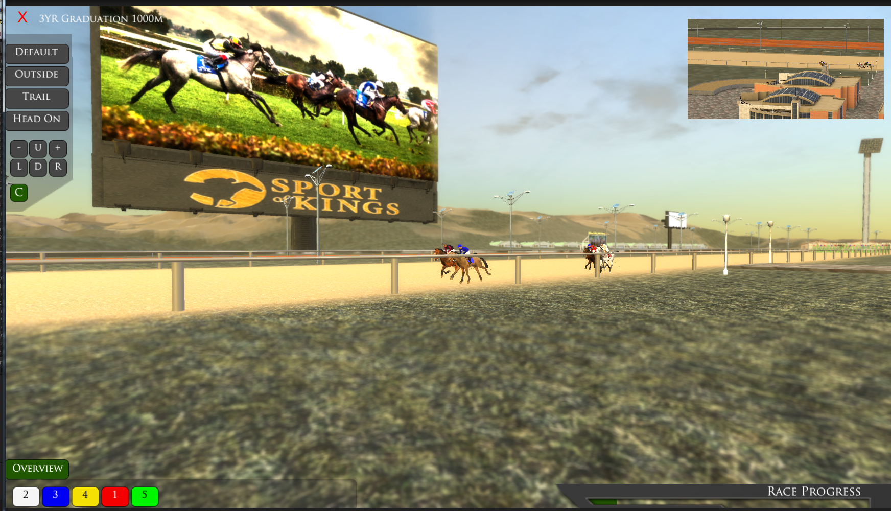 horse racing simulation